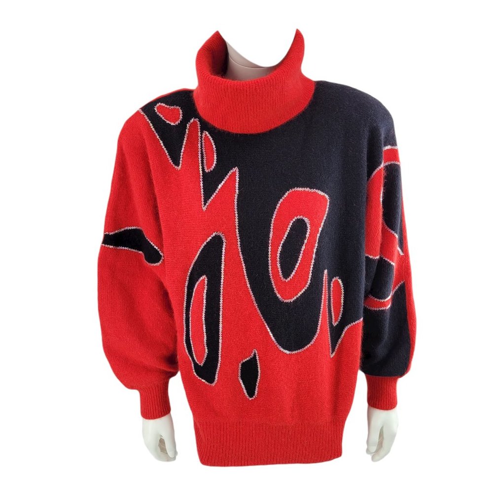 SOLD - Vintage La Kelle Sweater Lambswool & Angora XL